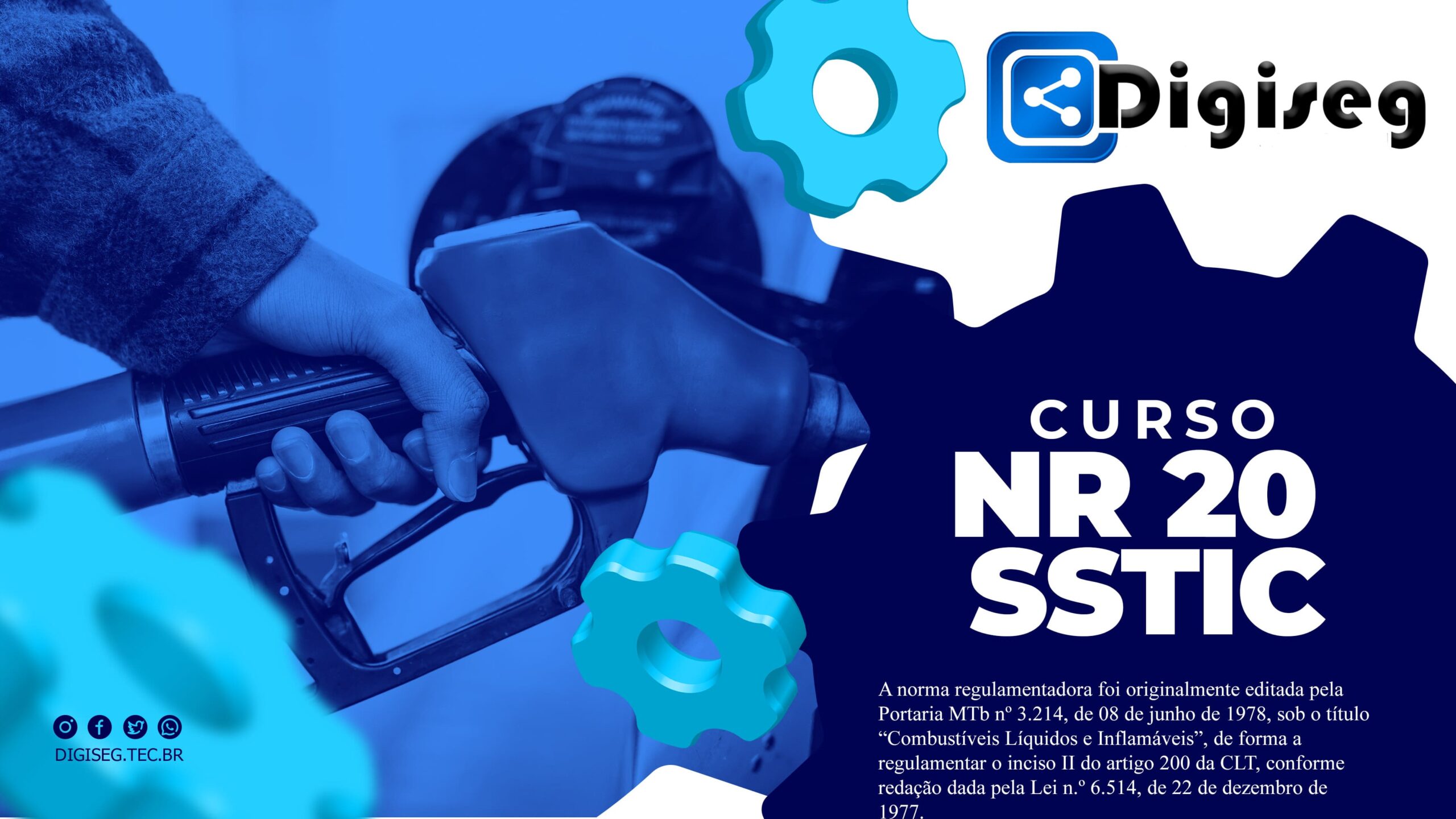 NR 20 – Curso Avançado II Sobre Inflamáveis e Combustíveis